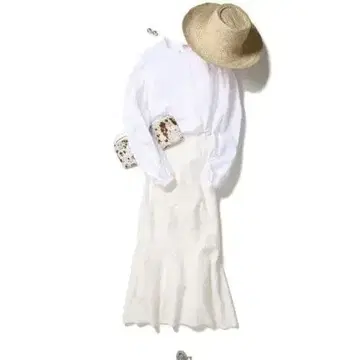 THIRD MAGAZINE 플레어 스커트 머메이드 실루엣