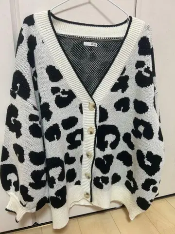 GYDA 레오파드 무늬 가디건