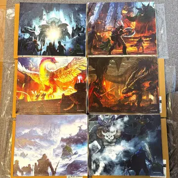 드래곤 퀘스트 1&2 캔버스 아트 박스 포함 6종 컴프 드래곤 퀘스트 3