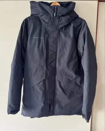 새상품급 MAMMU 마무트 세온 HS 써모 후디드 코트 다운 자켓