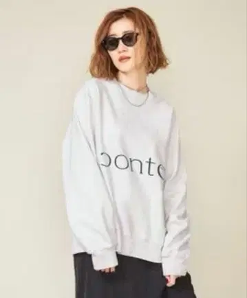 콘테 로고 맨투맨 헨미 에미리