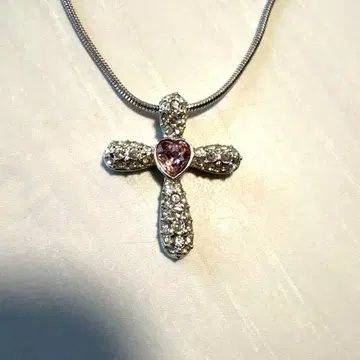 스와로브스키 크로스 목걸이