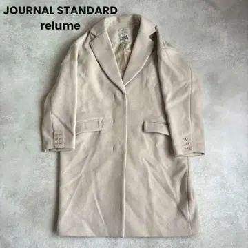저널 스탠다드 리룸 해밀턴 라무스 울 롱 코트 베이지