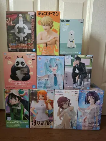 최신 프라이스 피규어 포함 묶음 판매 10개