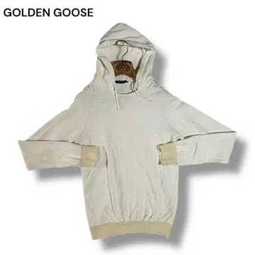 GOLDEN GOOSE 아이보리 후드 후드티 풀오버 캐주얼