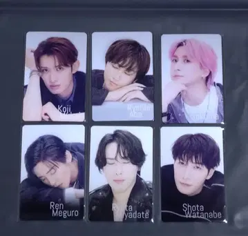 Snow Man 힐끔 보기 카드 6장 세트