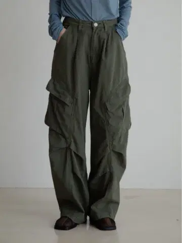 녹차 노크차 액센트 카고 팬츠 M 사이즈