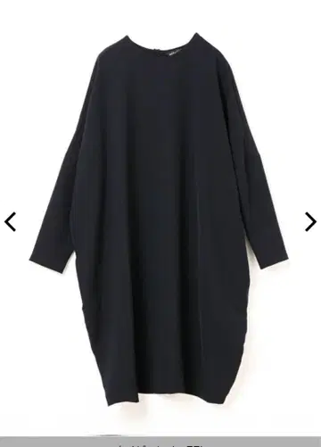 미즈이로 인디 코쿤 와이드 원피스 블랙