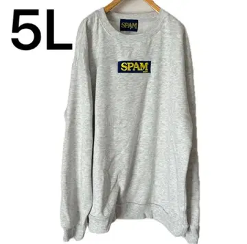 미사용 새상품 SPAM 트레이닝복 스팸 트레이닝복 5L 사이즈 그레이