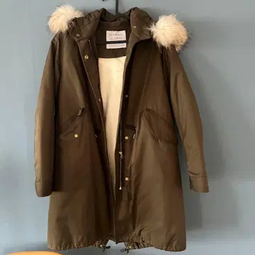 IENA 올리브 그린 모즈 코트 38