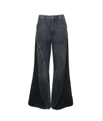 Jent Louis Bicolor 세미 플레어 데님