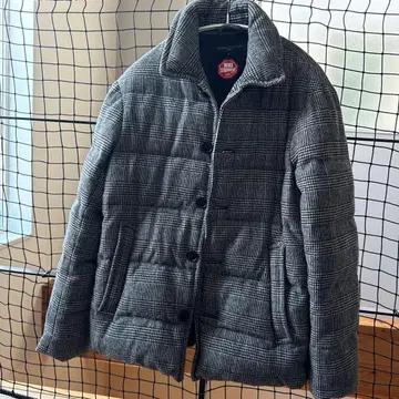 [ SHIPS ] 블랙 계열 체크 다운 자켓