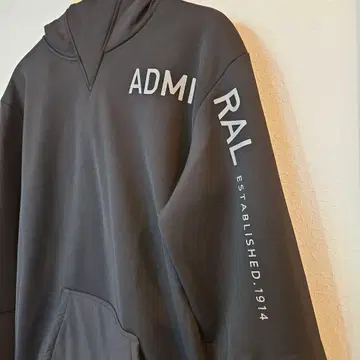어드미럴 골프 로고 하이브리드 후드티