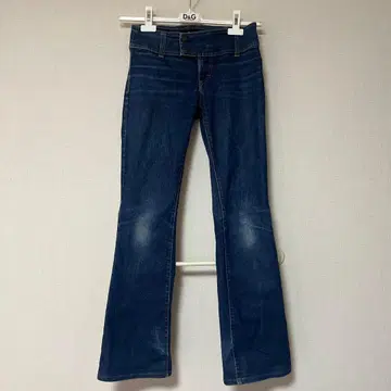 D&G 부츠컷 데님 다크 블루