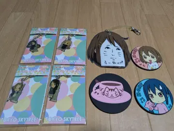 케이온! 도쿄 스카이트리 키링 코스터 세트