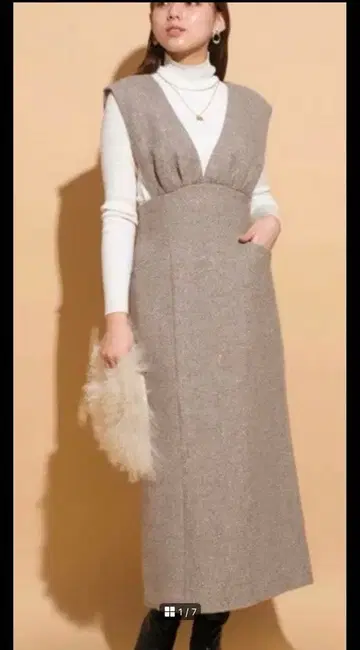 마이 스트라다 하이웨스트 점프 스커트 [ 모카 SS ]