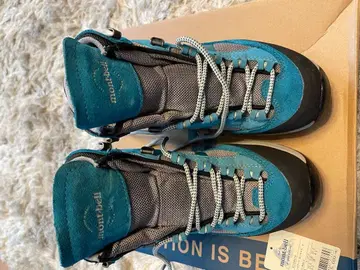 몽벨 등산화 23.0cm 파랑/그레이