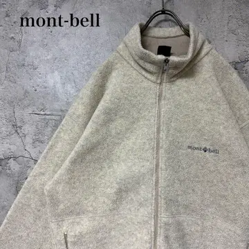 [ 초레어 ] mont-bell 몽벨 플리스 자켓 자수 구제 의류 90s