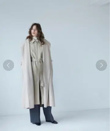 BRACTMENT 베이지 롱 코트