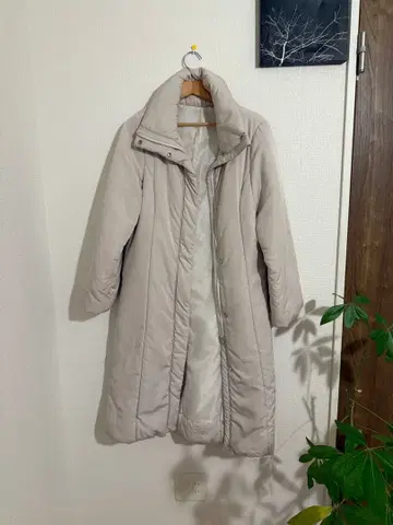 ur's 충전솜 그레이지 롱 다운 코트