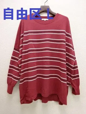 자유구 L [세탁 가능] 레이온 스트레치 니트 T 44 빅 사이즈