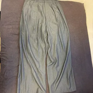 CIAOPANIC TYPY 스트라이프 와이드 그레이 슬랙스