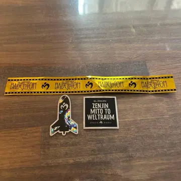 젠진 플래이크 스티커 2장 은색 테이프