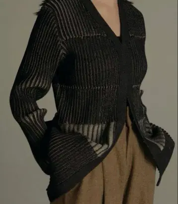 louren 가디건 plating knit cardigan