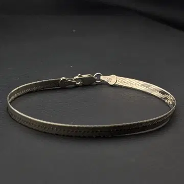 빈티지 이탈리아 실버 925 헤링본 팔찌 4.8g