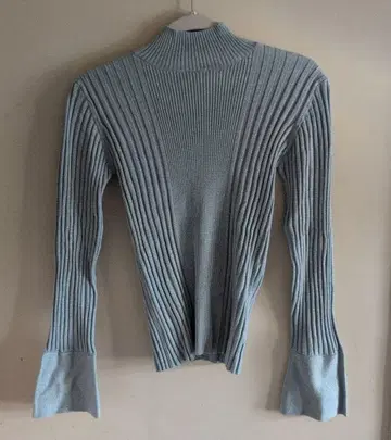 emmi 블루 리브 니트 스웨터 ONE SIZE