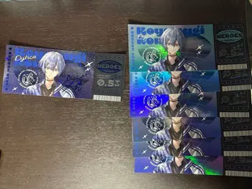 코야나기 로우 하프 기념일 티켓풍 카드