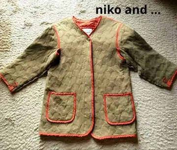 니코앤드/ niko and - /별 패턴 퀼팅 자켓