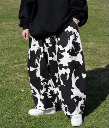 Perushu 와이드 벌룬 팬츠 소 패턴 L 사이즈