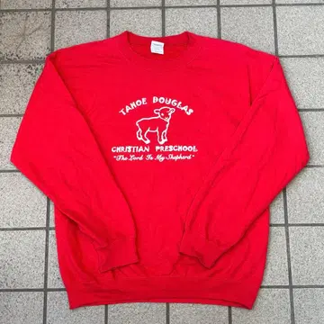 GILDAN 맨투맨 빨간색 멕시코제