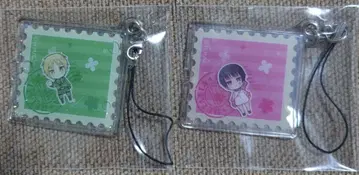 헤타리아 영국 일본 캐릭터 플로트 스트랩