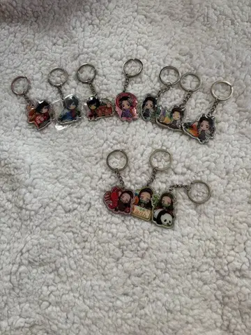 귀멸의 칼날 키링 세트