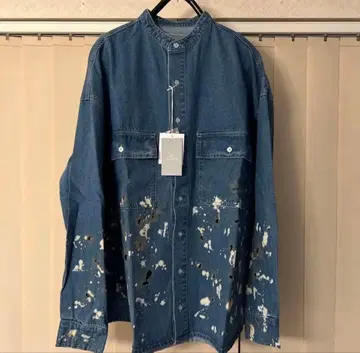 새상품  Harddistressed 데님 자켓 L 사이즈
