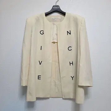 지방시 90s 빈티지 노카라 자켓 빅 사이즈