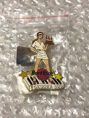 후쿠오카점 White Uniform GIRL 하드 록 카페 핀 배지