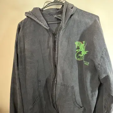 marlboro 도마뱀 풀 지퍼 후디 얇은 원단