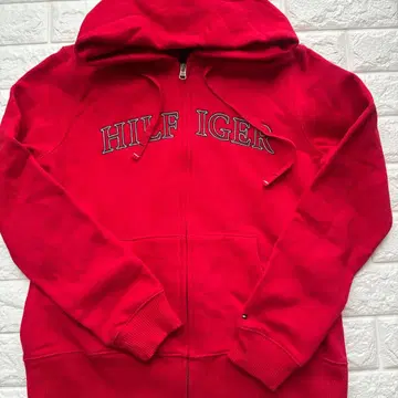 TOMMY HILFIGER 레드 후드티 M 사이즈