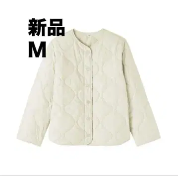 이번 시즌 모델 무인양품 포근한 솜 퀼팅 자켓 여성 M 아이보리