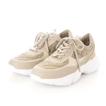 루시다 퀼팅 볼륨 스니커즈 23.5 미사용품