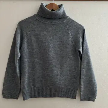 ec losion 그레이 터틀넥 니트