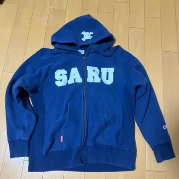 산타 스틱 지퍼 후드티 네이비 XX-LARGE 챔피온