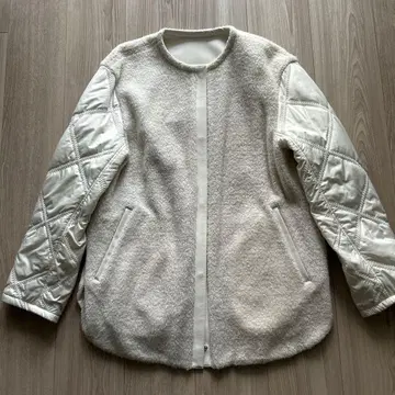 ICB 화이트 퀼팅 자켓