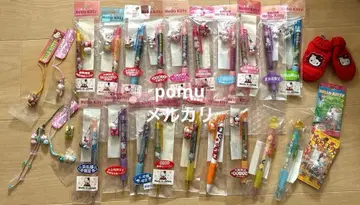 키티  스트랩 장갑  마스코트 볼펜