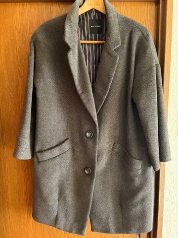 RAY CASSIN 체스터 코트 그레이 프리 사이즈