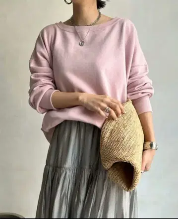 새상품급 doudou 핑크 긴팔 맨투맨