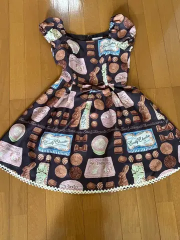 Emily Temple cute 초콜릿 패턴 원피스